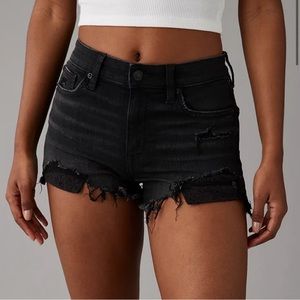 AE Next Level High-Waisted Denim Short Short